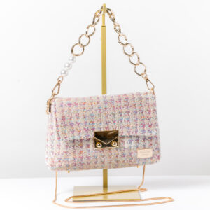 Chanel style in pink chenille